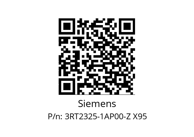  3RT2325-1AP00-Z X95 Siemens 3RT2325-1AP00-Z X95