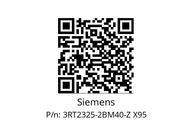  3RT2325-2BM40-Z X95 Siemens 3RT2325-2BM40-Z X95