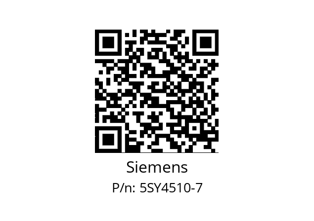   Siemens 5SY4510-7