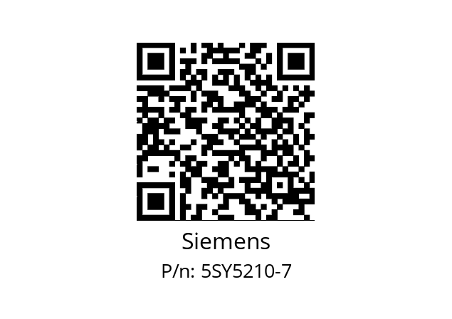   Siemens 5SY5210-7