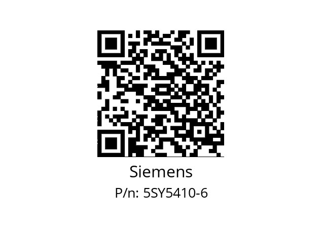   Siemens 5SY5410-6