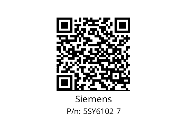   Siemens 5SY6102-7