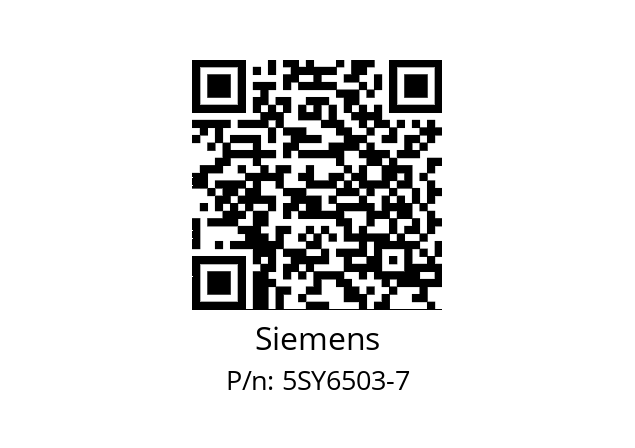   Siemens 5SY6503-7