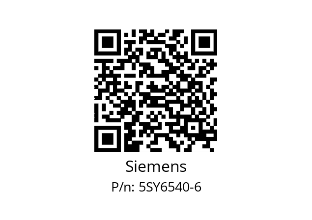   Siemens 5SY6540-6