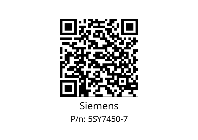   Siemens 5SY7450-7