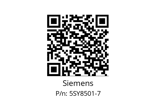   Siemens 5SY8501-7