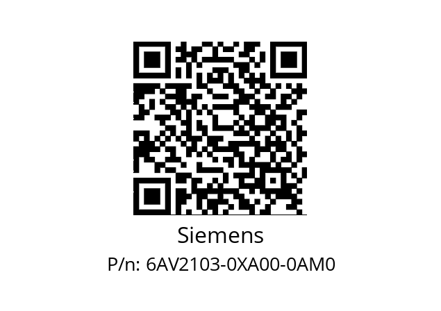   Siemens 6AV2103-0XA00-0AM0