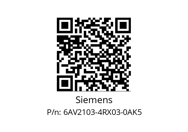   Siemens 6AV2103-4RX03-0AK5