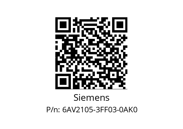   Siemens 6AV2105-3FF03-0AK0