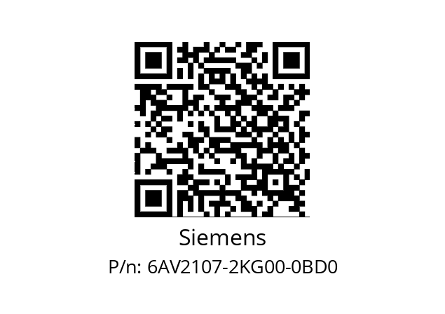   Siemens 6AV2107-2KG00-0BD0