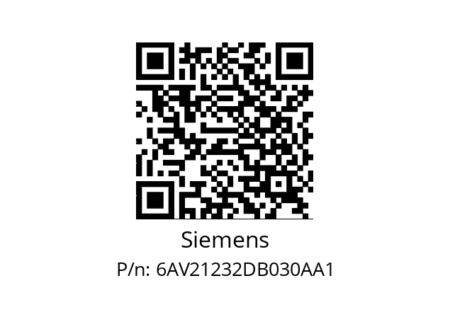   Siemens 6AV21232DB030AA1