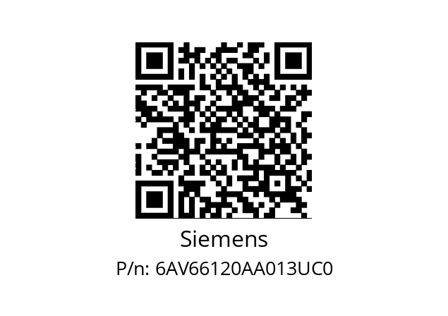   Siemens 6AV66120AA013UC0