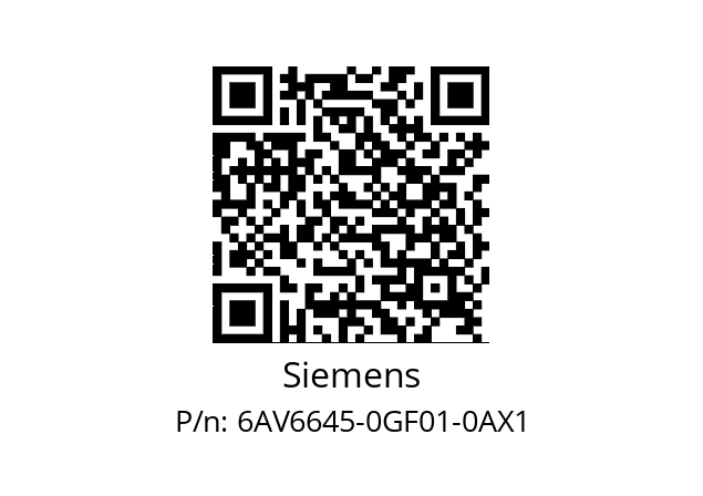   Siemens 6AV6645-0GF01-0AX1