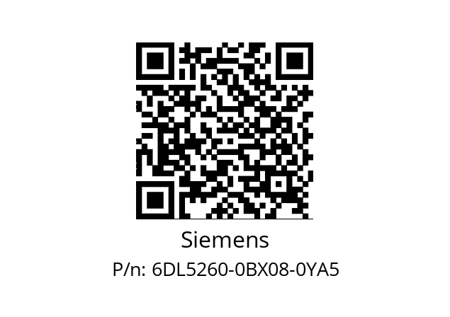   Siemens 6DL5260-0BX08-0YA5