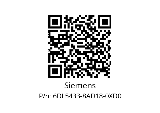   Siemens 6DL5433-8AD18-0XD0