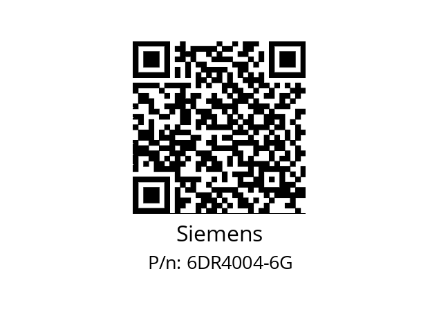   Siemens 6DR4004-6G