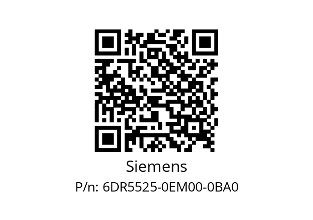   Siemens 6DR5525-0EM00-0BA0