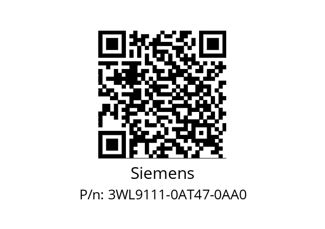   Siemens 3WL9111-0AT47-0AA0