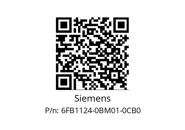   Siemens 6FB1124-0BM01-0CB0