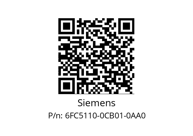   Siemens 6FC5110-0CB01-0AA0