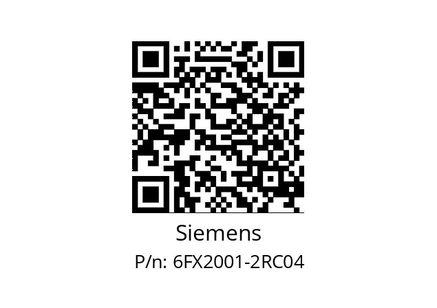   Siemens 6FX2001-2RC04