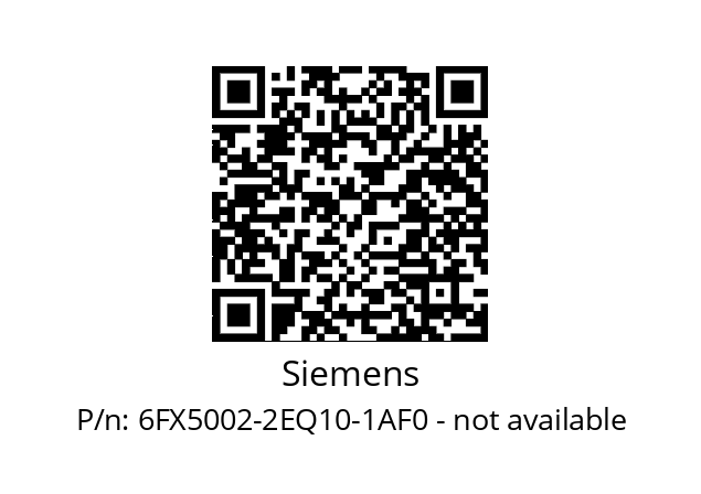   Siemens 6FX5002-2EQ10-1AF0 - not available