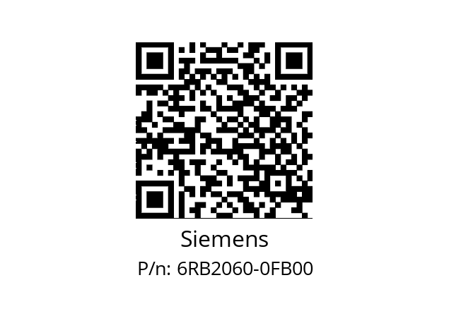   Siemens 6RB2060-0FB00