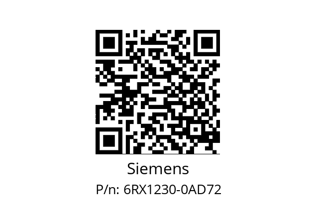   Siemens 6RX1230-0AD72