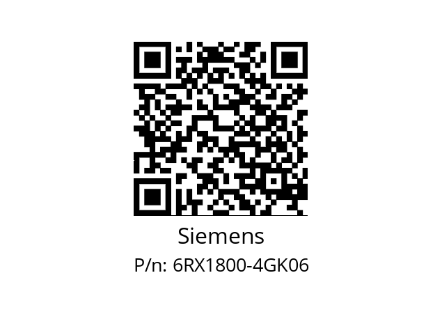   Siemens 6RX1800-4GK06