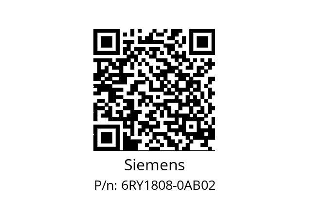   Siemens 6RY1808-0AB02