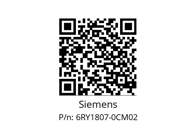   Siemens 6RY1807-0CM02