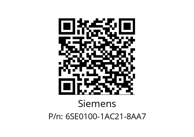   Siemens 6SE0100-1AC21-8AA7