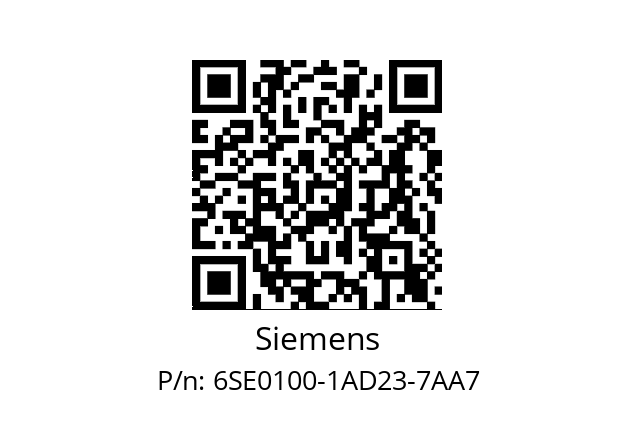   Siemens 6SE0100-1AD23-7AA7