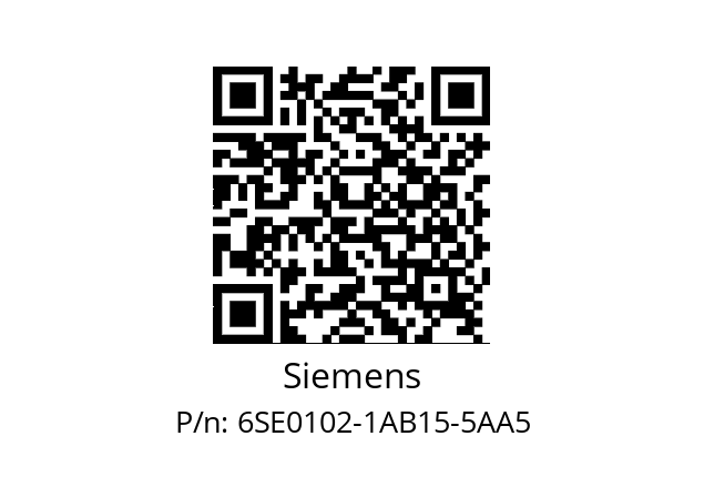   Siemens 6SE0102-1AB15-5AA5