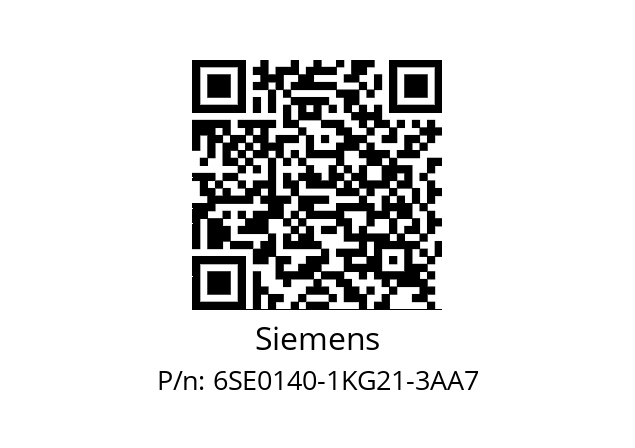   Siemens 6SE0140-1KG21-3AA7