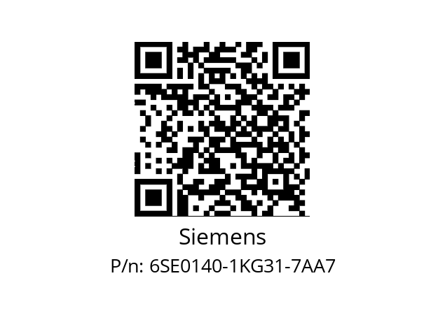   Siemens 6SE0140-1KG31-7AA7