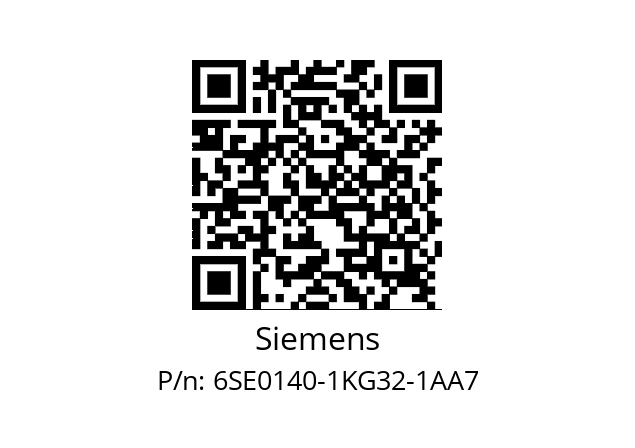   Siemens 6SE0140-1KG32-1AA7