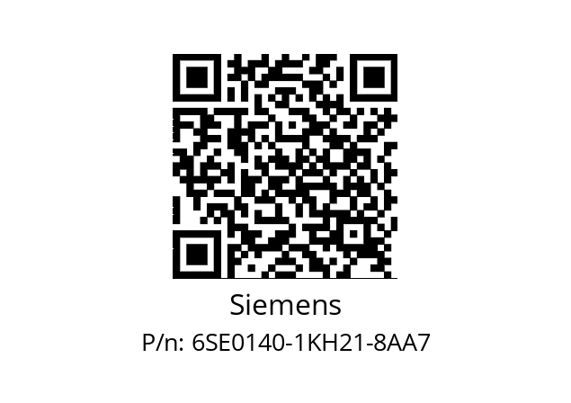   Siemens 6SE0140-1KH21-8AA7