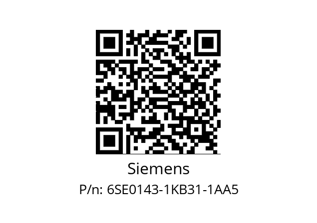   Siemens 6SE0143-1KB31-1AA5