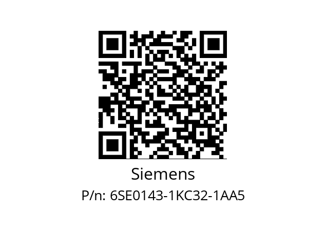   Siemens 6SE0143-1KC32-1AA5