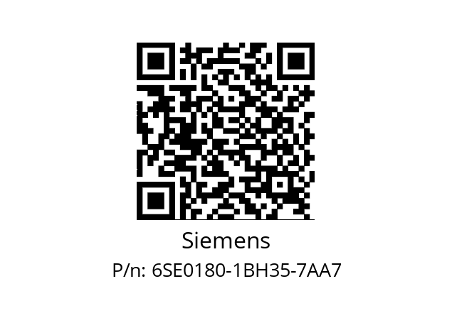   Siemens 6SE0180-1BH35-7AA7