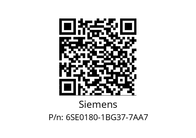   Siemens 6SE0180-1BG37-7AA7