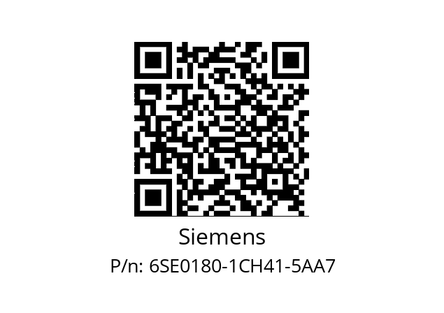   Siemens 6SE0180-1CH41-5AA7