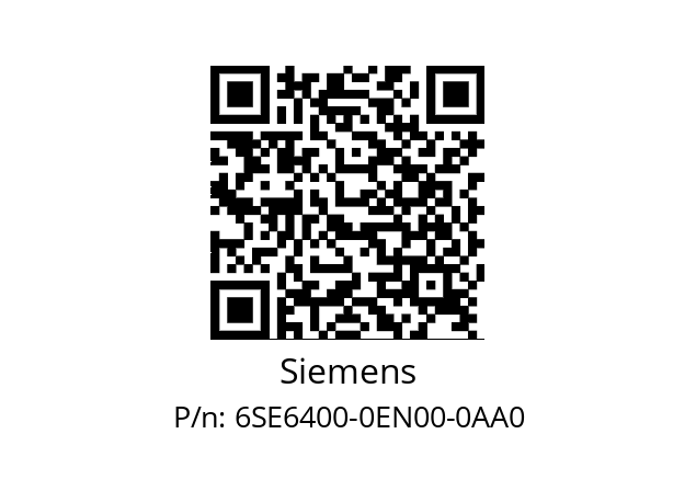   Siemens 6SE6400-0EN00-0AA0