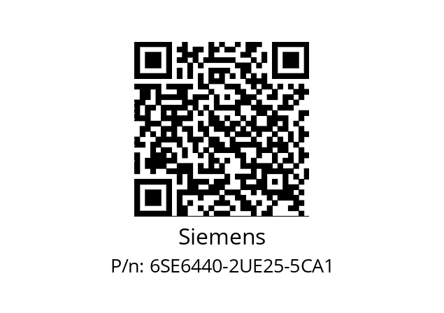   Siemens 6SE6440-2UE25-5CA1