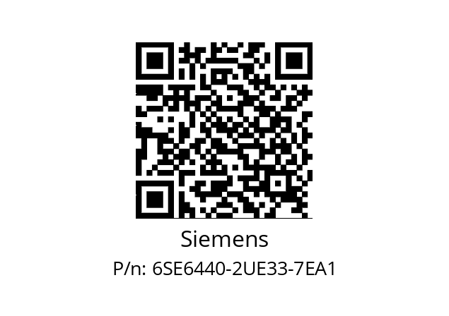   Siemens 6SE6440-2UE33-7EA1