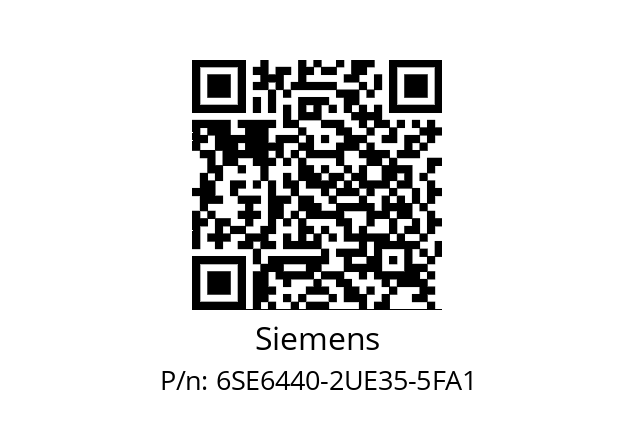   Siemens 6SE6440-2UE35-5FA1