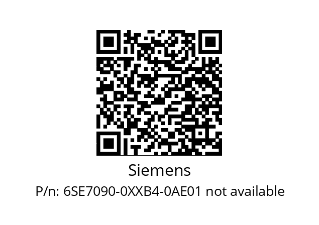   Siemens 6SE7090-0XXB4-0AE01 not available