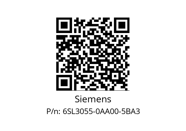   Siemens 6SL3055-0AA00-5BA3