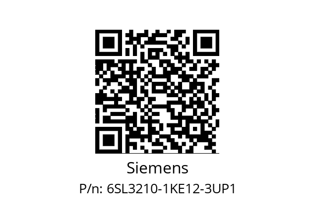   Siemens 6SL3210-1KE12-3UP1